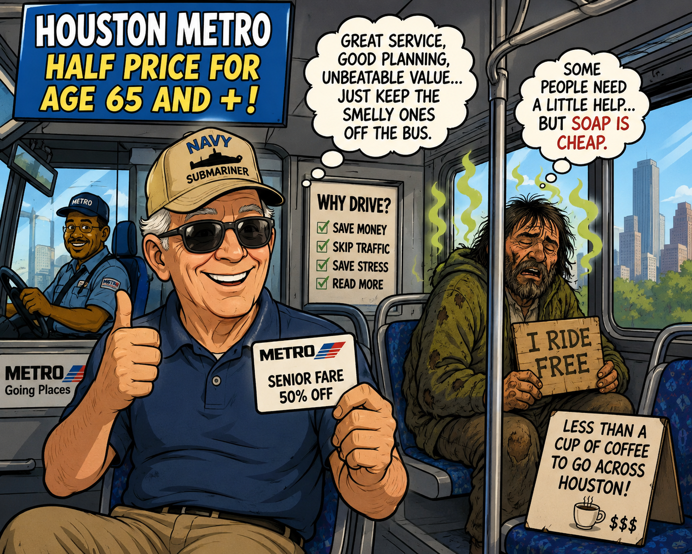 Houston Metro at half price